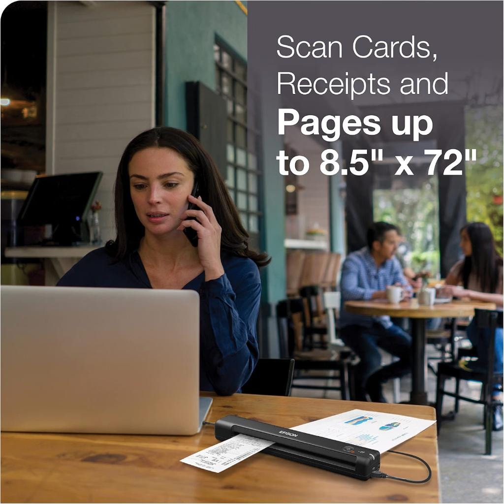 Epson WorkForce ES-50 Compact Mobile Document Scanner