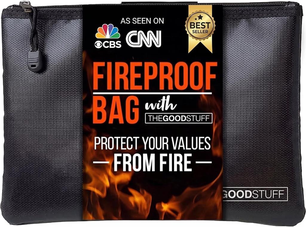 Fireproof Document Pouch (10"x13")